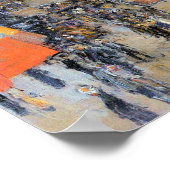 Childe Hassam - 14 juli, Rue Daunou Poster (Hoek)