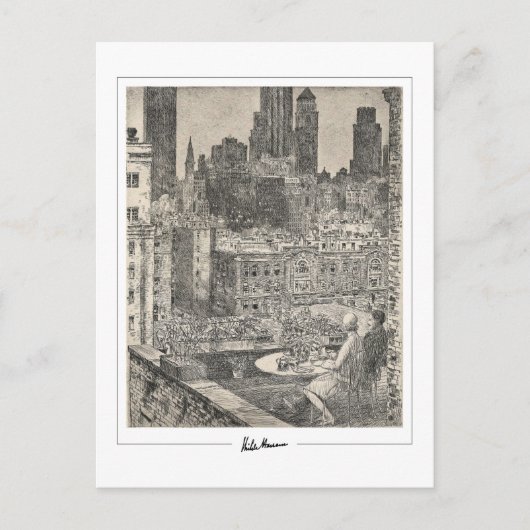 Childe Hassam #174-2 - Kunstmatig Briefkaart (Voorkant)