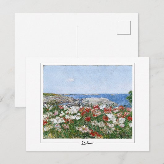 Childe Hassam #193-2 - Kunstmatig Briefkaart (Voorkant / Achterkant)