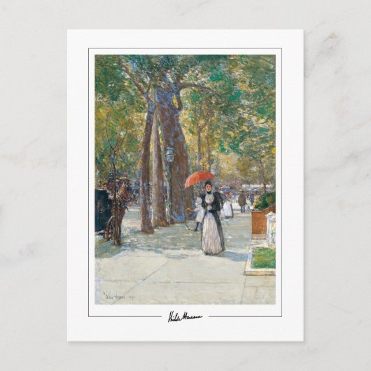 Childe Hassam #241-2 - Kunstpostkaart Briefkaart (Voorkant)