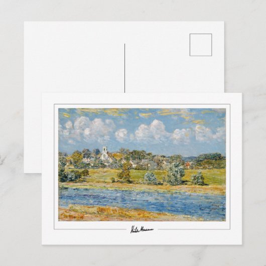 Childe Hassam #27-2 - Kunstmatig Briefkaart (Voorkant / Achterkant)