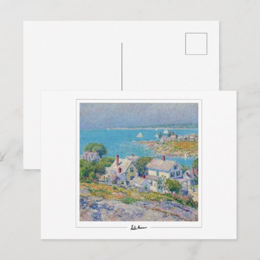 Childe Hassam #287-2 - Kunstmatig Briefkaart (Voorkant / Achterkant)