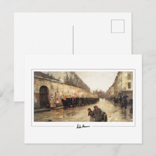 Childe Hassam #382 - Kunstmatig Briefkaart (Voorkant / Achterkant)