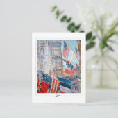 Childe Hassam #425-2 - Kunstmatig Briefkaart (Staand voorkant)