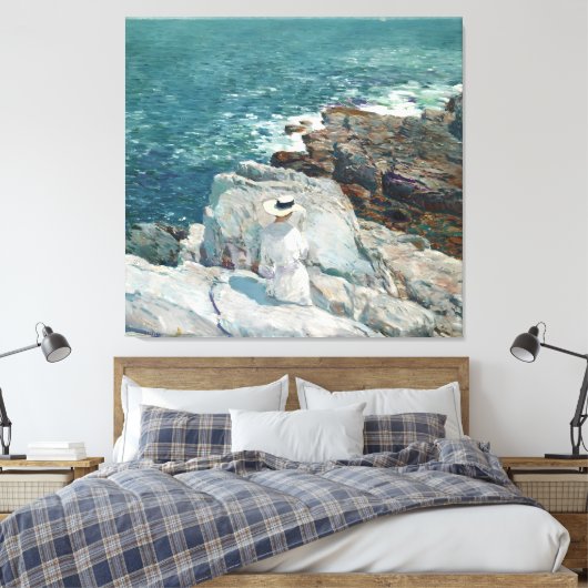 Childe Hassam art work Canvas Afdruk (Insitu (Slaapkamer))