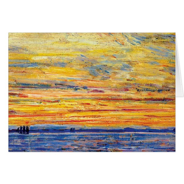 Childe Hassam - Avond (Voorkant Horizontaal)