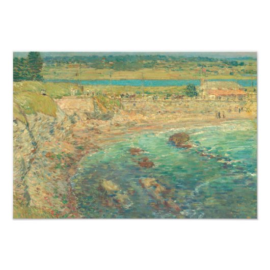 Childe Hassam - Bailey's Beach, Newport, R.I. Foto Afdruk (Voorkant)