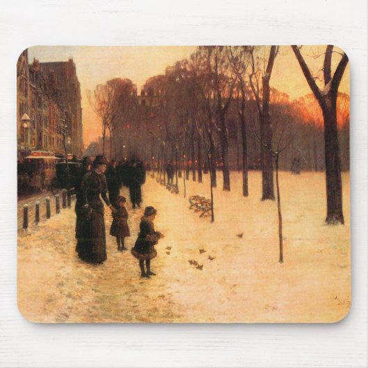 Childe Hassam - Boston in alledaagse schemering Muismat (Voorkant)