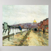 Childe Hassam - Charles River und Beacon Hill Poster (Voorkant)