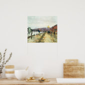 Childe Hassam - Charles River und Beacon Hill Poster (Keuken)