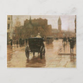 Childe Hassam - Columbus Avenue Briefkaart (Voorkant)