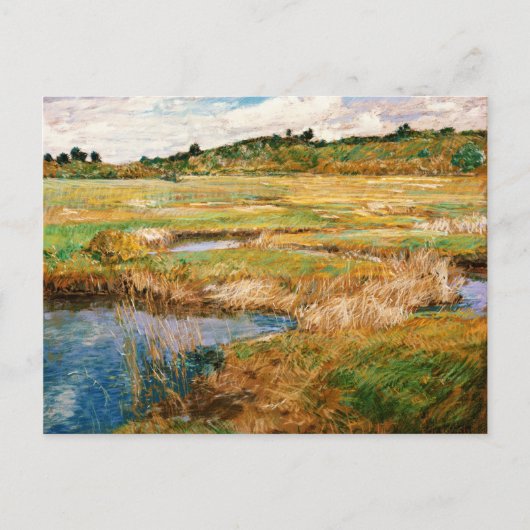 Childe Hassam - De Concord Meadow Briefkaart (Voorkant)