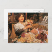 Childe Hassam - De Roos meisjes Briefkaart (Voorkant / Achterkant)