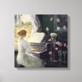 Childe Hassam - De Sonata Canvas Afdruk (Voorkant)
