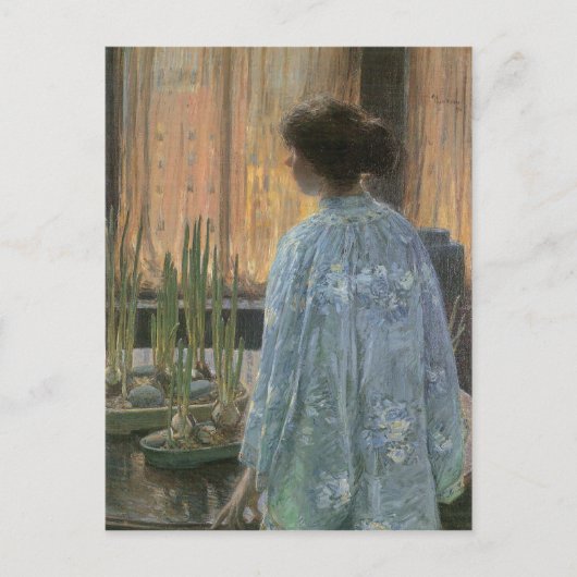 Childe Hassam - De tafeltuin Briefkaart (Voorkant)