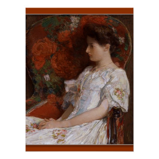 Childe Hassam De Victoriaans stoel CC0409 Poster (Voorkant)