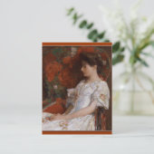 Childe Hassam De Victoriaans voorzitter CC0408 Bri Briefkaart (Staand voorkant)