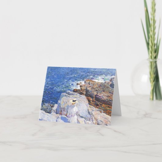 Childe Hassam - de Zuidelijke rots riffs Appledore Kaart (Voorkant)