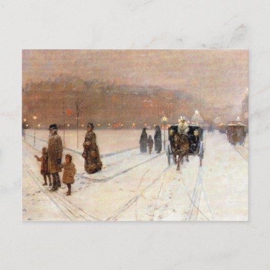 Childe Hassam - Een stadsprookjesland Briefkaart (Voorkant)