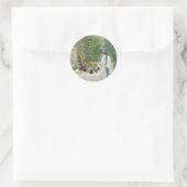 Childe Hassam - Franse Tea Garden Ronde Sticker (Tas)