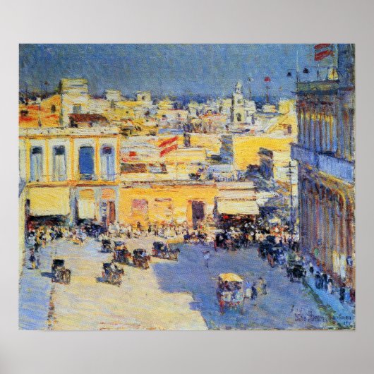 Childe Hassam - Havana, Cuba Poster (Voorkant)