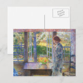 Childe Hassam - Het goudvisvenster Briefkaart (Voorkant / Achterkant)