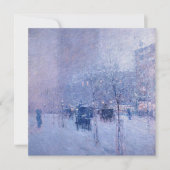 Childe Hassam - late middag, New York, winter Feestdagenkaart (Voorkant)