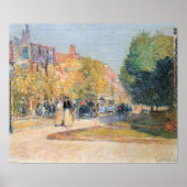 Childe Hassam - Malborough Street, Boston Poster (Voorkant)