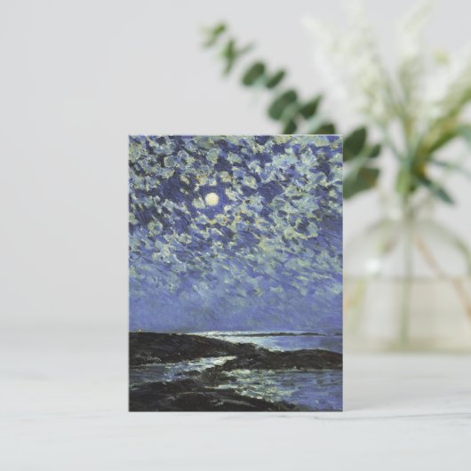 Childe Hassam - Moonlight , eiland of Shoals Bedankkaart (Staand voorkant)