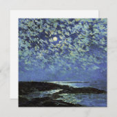 Childe Hassam - Moonlight , eiland of Shoals Feestdagenkaart (Voorkant / Achterkant)