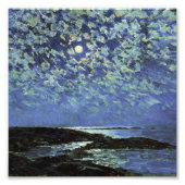 Childe Hassam - Moonlight , eiland of Shoals Foto Afdruk (Voorkant)