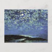 Childe Hassam - Moonlight , eiland Shoals Feestdagenkaart (Voorkant)