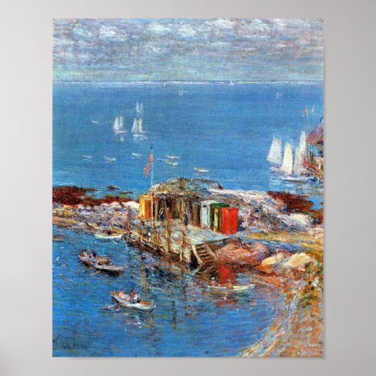 Childe Hassam - namiddag in augustus, Appledore Poster (Voorkant)
