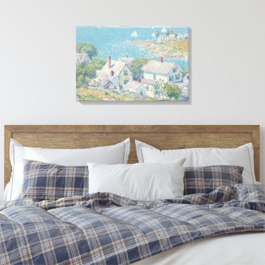 Childe Hassam - New England Headlands Canvas Afdruk (Insitu (Slaapkamer))
