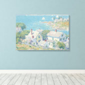 Childe Hassam - New England Headlands Canvas Afdruk (Insitu (Houten vloer))