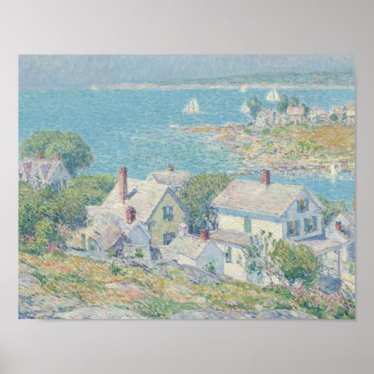 Childe Hassam - New England Headlands Poster (Voorkant)