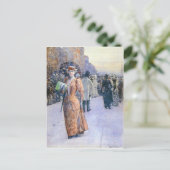 Childe Hassam - New York street scene Briefkaart (Staand voorkant)