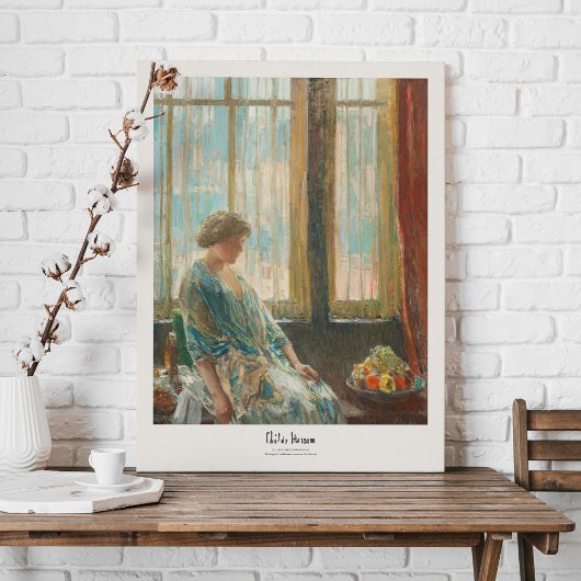 Childe Hassam New York Window 1912 Art Exhibition Canvas Afdruk