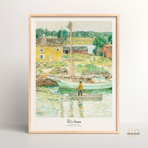 Childe Hassam Oyster Sloep, Cos Cob Art Print