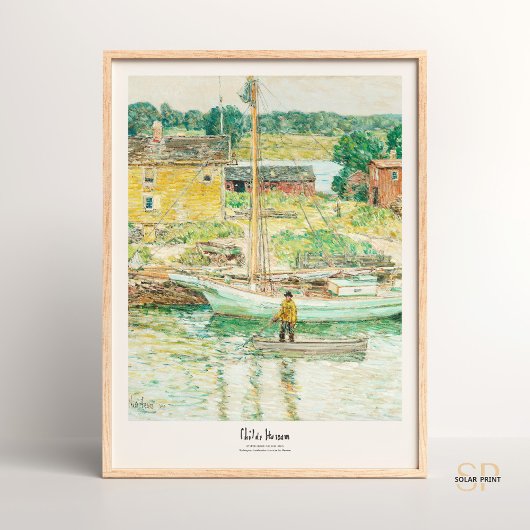 Childe Hassam Oyster Sloep, Cos Cob Art Print