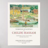 Childe Hassam Oyster Sloep, Cos Cob Poster (Voorkant)