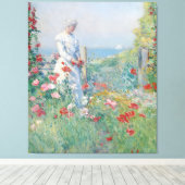Childe Hassam painting Canvas Afdruk (Insitu (Houten vloer))