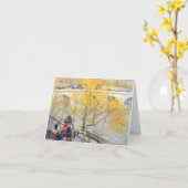 Childe Hassam - Pont Koninklijk Parijs Kaart (Gele Bloem)