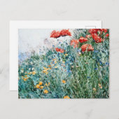 Childe Hassam - Poppies, Appledore Feestdagenkaart (Voorkant / Achterkant)