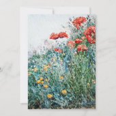 Childe Hassam - Poppies, Appledore Kaart (Voorkant)