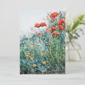 Childe Hassam - Poppies, Appledore Kaart (Staand voorkant)