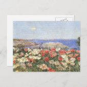 Childe Hassam - Poppies op de Shoals-eilanden Briefkaart (Voorkant / Achterkant)