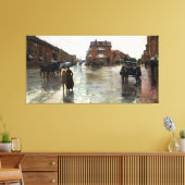 Childe Hassam Rainy Day, Boston Canvas Afdruk (Insitu (Woonkamer))