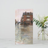 Childe Hassam - Rainy Day, Boston Feestdagenkaart (Staand voorkant)