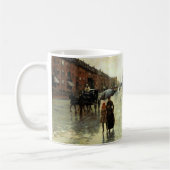 Childe Hassam - Rainy Day, Boston Koffiemok (Links)